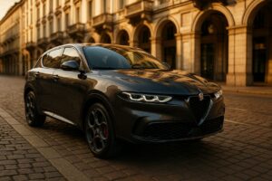 Alfa Romeo Tonale usato in noleggio a lungo termine su strada italiana