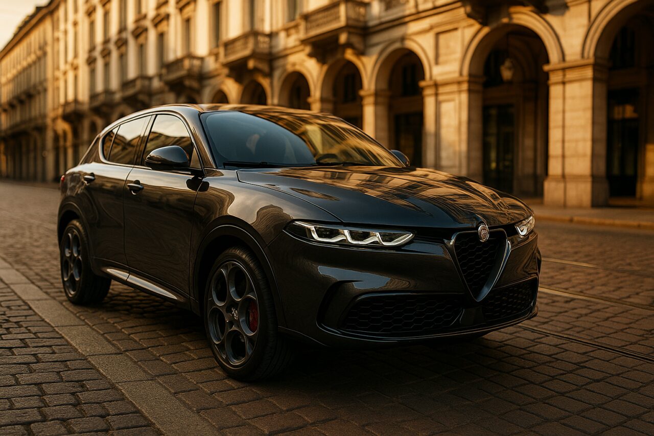 Alfa Romeo Tonale usato in noleggio a lungo termine su strada italiana