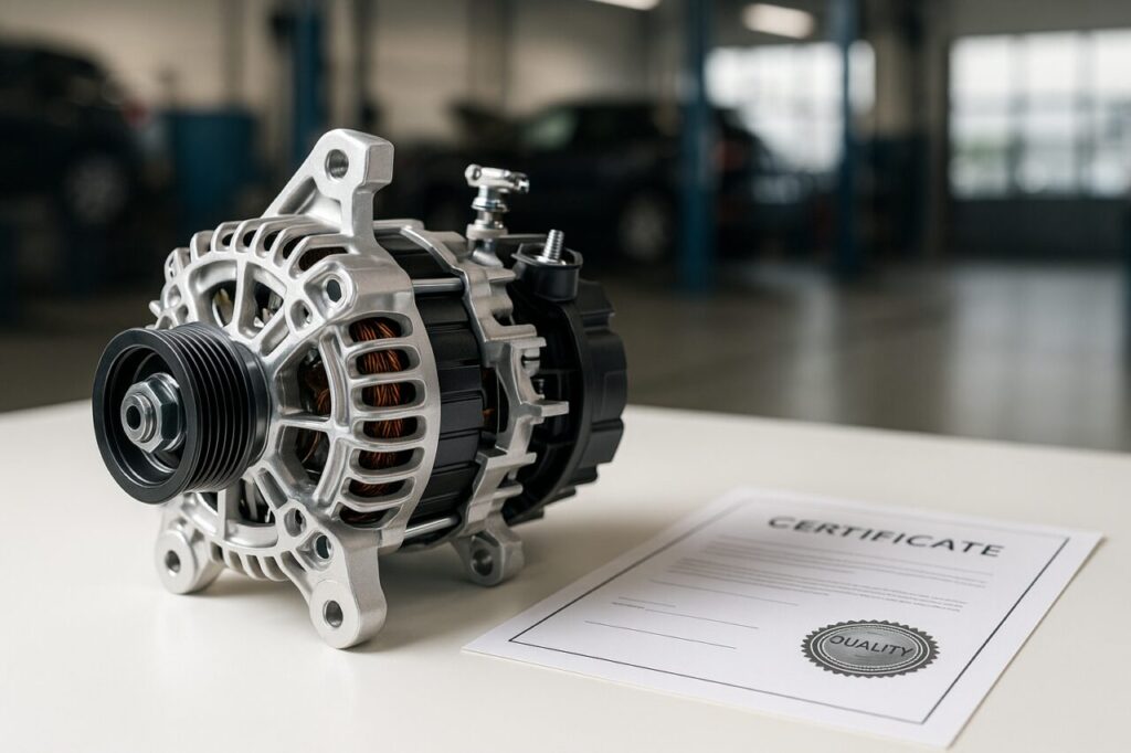 Alternatore rigenerato certificato per auto usata km0 in noleggio a lungo termine