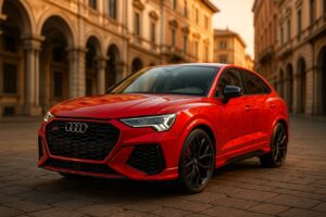 Audi RS Q3 Sportback usato in noleggio a lungo termine su strada italiana