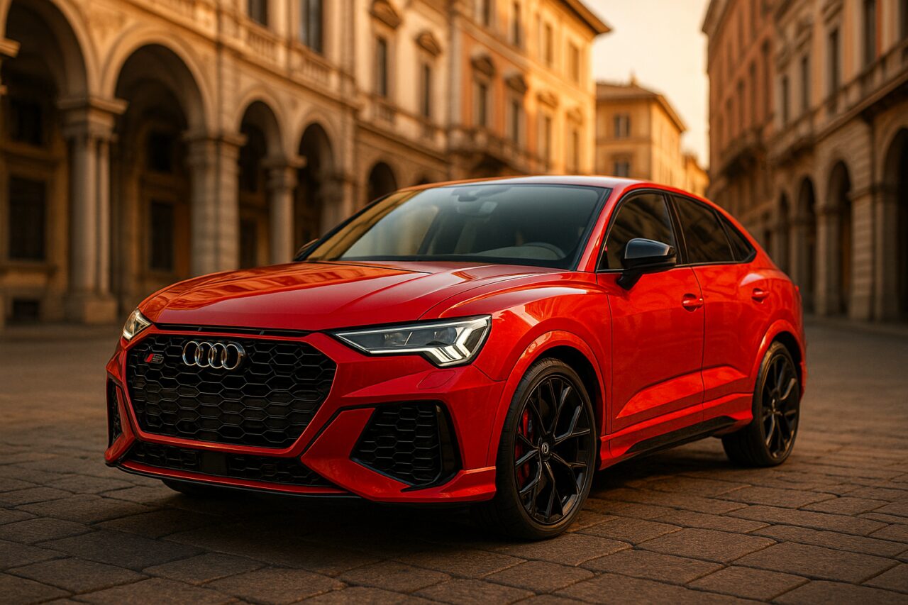 Audi RS Q3 Sportback usato in noleggio a lungo termine su strada italiana