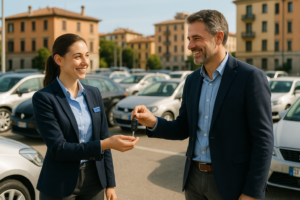 Auto di cortesia nel noleggio a lungo termine usato: consegna del veicolo sostitutivo in concessionaria italiana