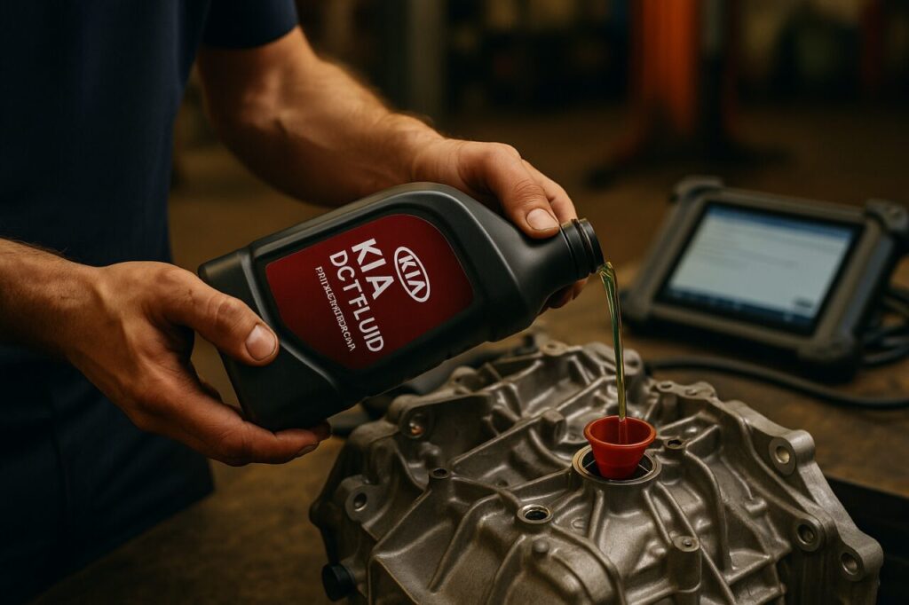 Sostituzione fluido cambio DCT KIA Ceed in officina specializzata