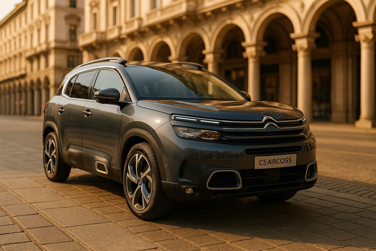 Citroën C5 Aircross usato in noleggio a lungo termine su strada italiana