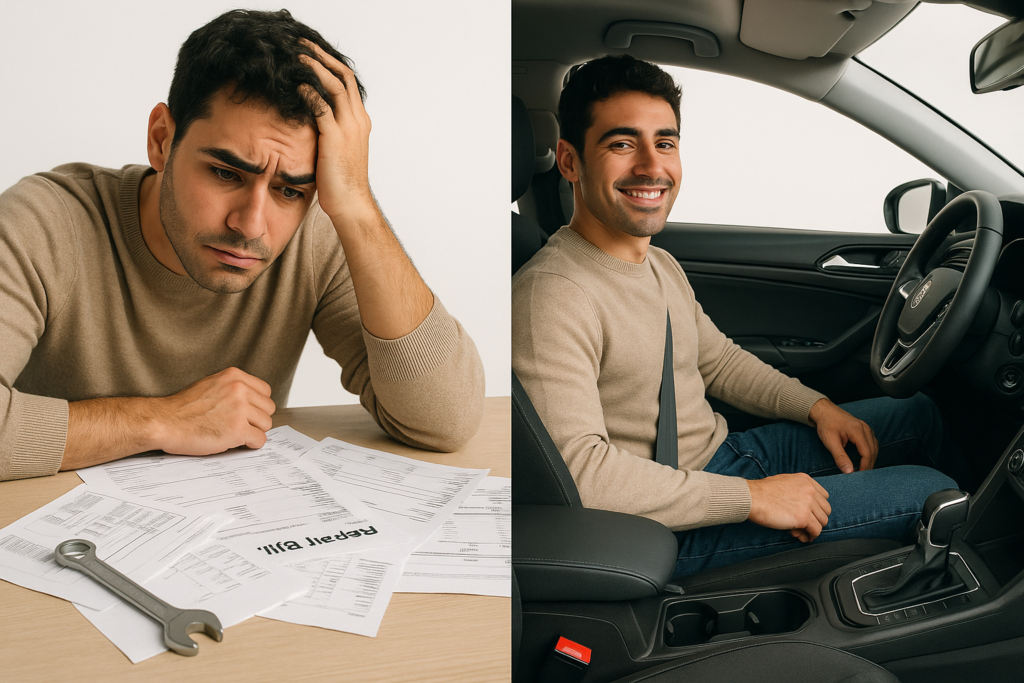 Confronto tra acquisto auto usata e noleggio a lungo termine NLT senza pensieri