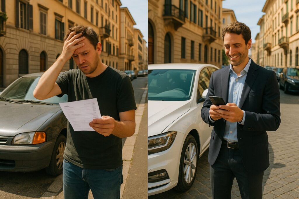 Confronto tra acquisto auto usata e noleggio a lungo termine NLT km0 in Italia