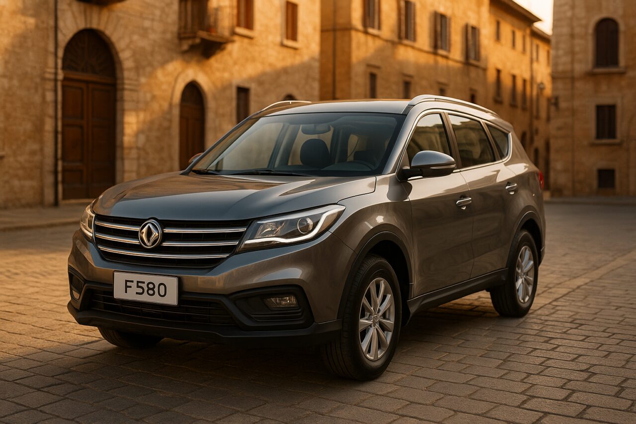 DFSK F580 SUV 7 posti in noleggio a lungo termine usato km0 su strada italiana