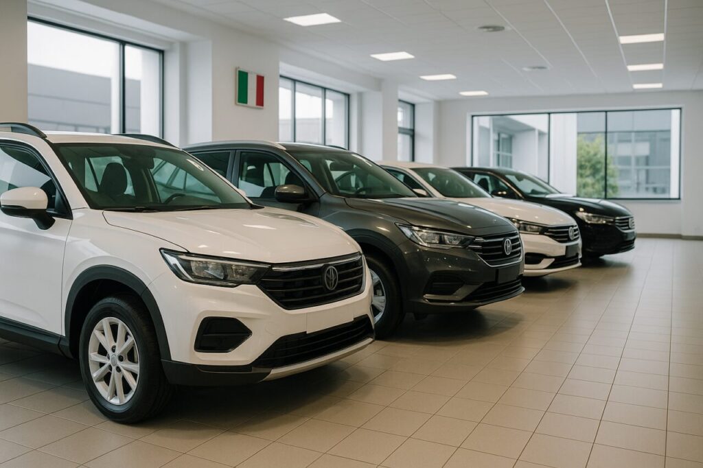 Disponibilità di auto usate e km0 per noleggio a lungo termine in concessionaria italiana