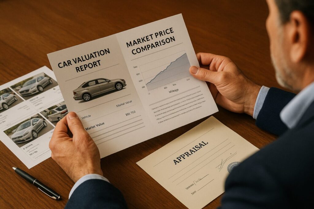 Documentazione per perizia indipendente e valutazione auto usata prima della trattativa assicurativa