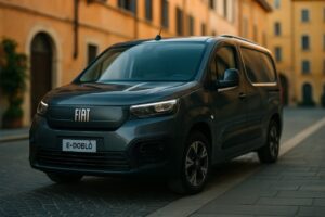Fiat E-Doblò elettrico usato in noleggio a lungo termine su strada italiana