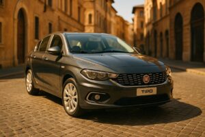 Fiat Tipo usata in noleggio a lungo termine su strada italiana