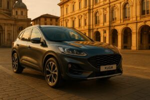 Ford Kuga Ibrido usato in noleggio a lungo termine su strada italiana