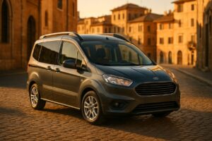 Ford Tourneo Courier usato in noleggio a lungo termine su strada italiana