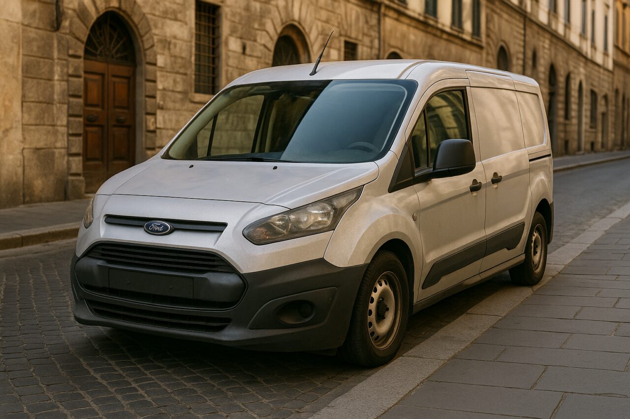 Ford Transit Connect usato in noleggio a lungo termine su strada italiana