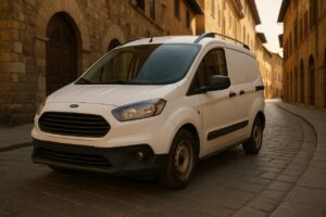 Ford Transit Courier usato in noleggio a lungo termine su strada italiana