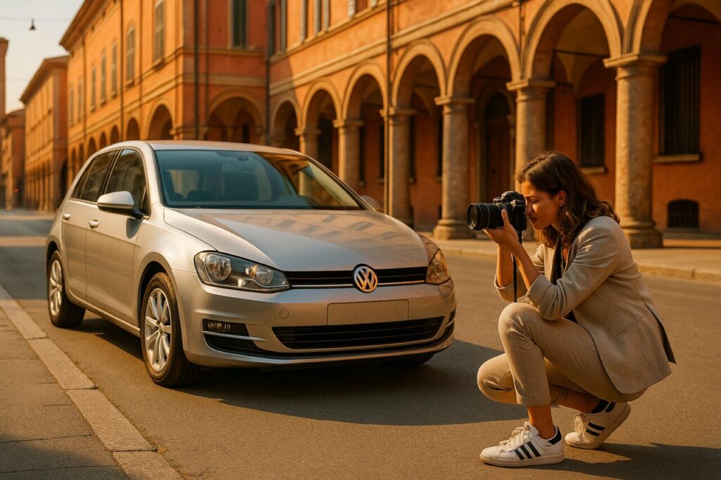 Fotografare un'auto usata km0 per un annuncio NLT efficace in Italia