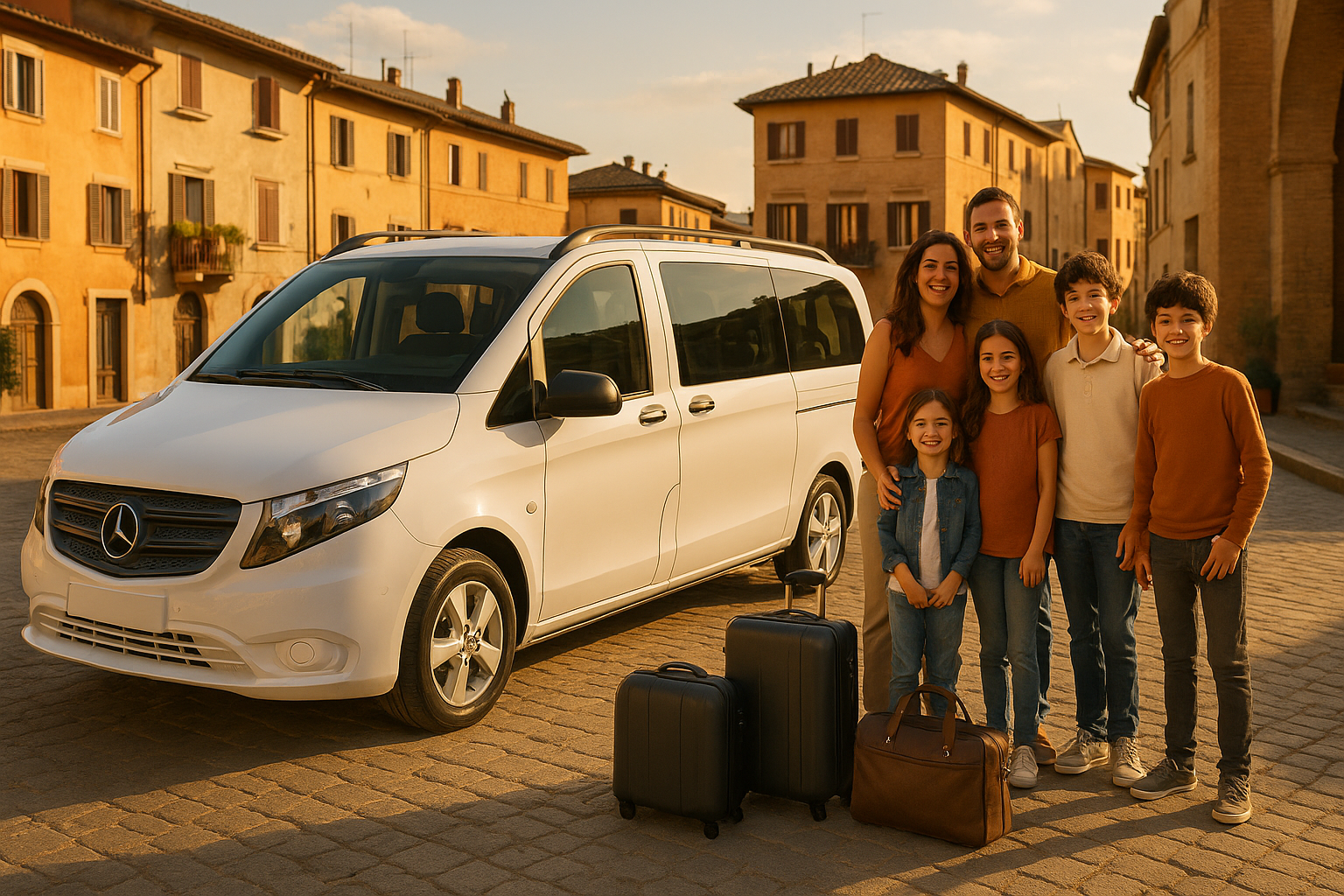 Furgone 9 posti in noleggio a lungo termine per famiglie numerose in Italia