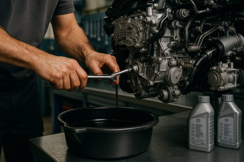 Manutenzione olio cambio DSG e Haldex su Cupra Ateca in officina italiana