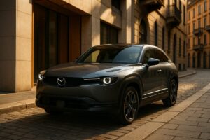 Mazda MX-30 in noleggio a lungo termine su strada italiana, auto elettrica usata km0