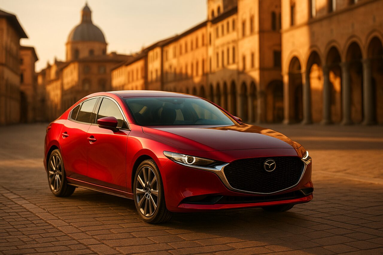 Mazda3 Berlina usata in noleggio a lungo termine su strada italiana