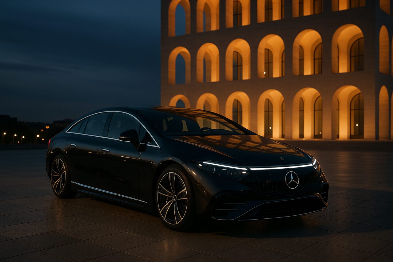 Mercedes EQS berlina elettrica di lusso in noleggio a lungo termine usata o km0 in Italia
