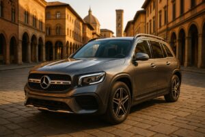 Mercedes GLB usato in noleggio a lungo termine su strada italiana