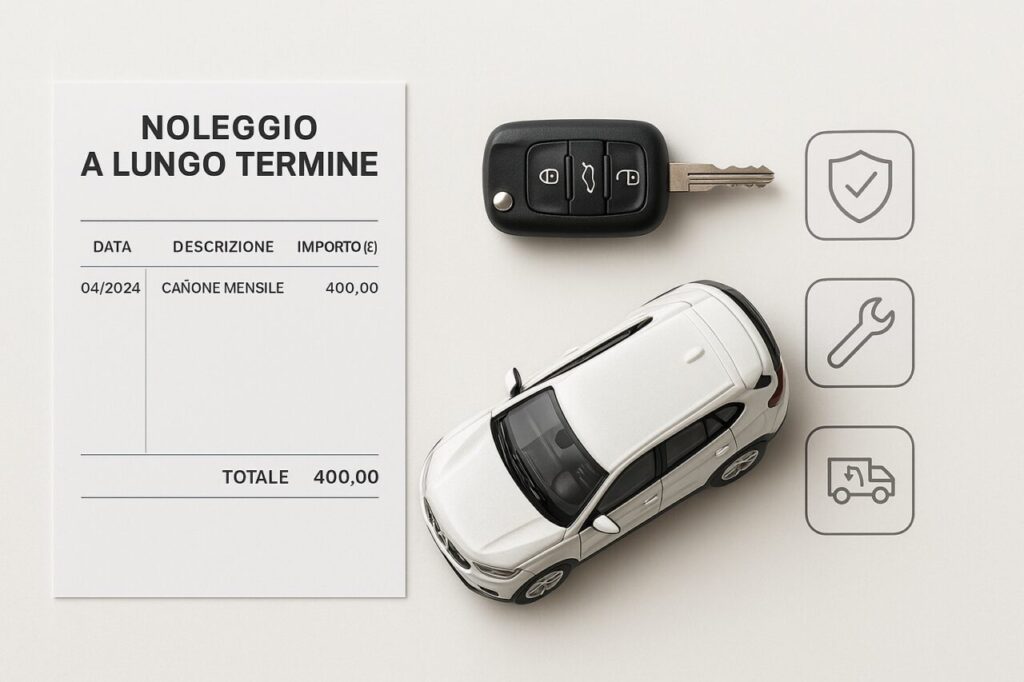 Servizi inclusi nel canone mensile del noleggio a lungo termine auto usate: assicurazione, manutenzione e assistenza