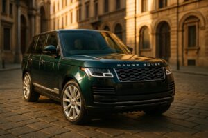Range Rover usato in noleggio a lungo termine su strada italiana, guida tecnica NLT