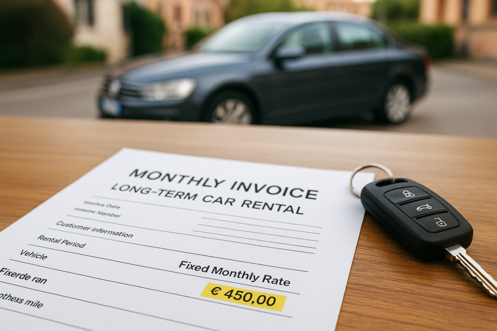 Rata mensile fissa noleggio a lungo termine auto usata tutto incluso senza anticipo