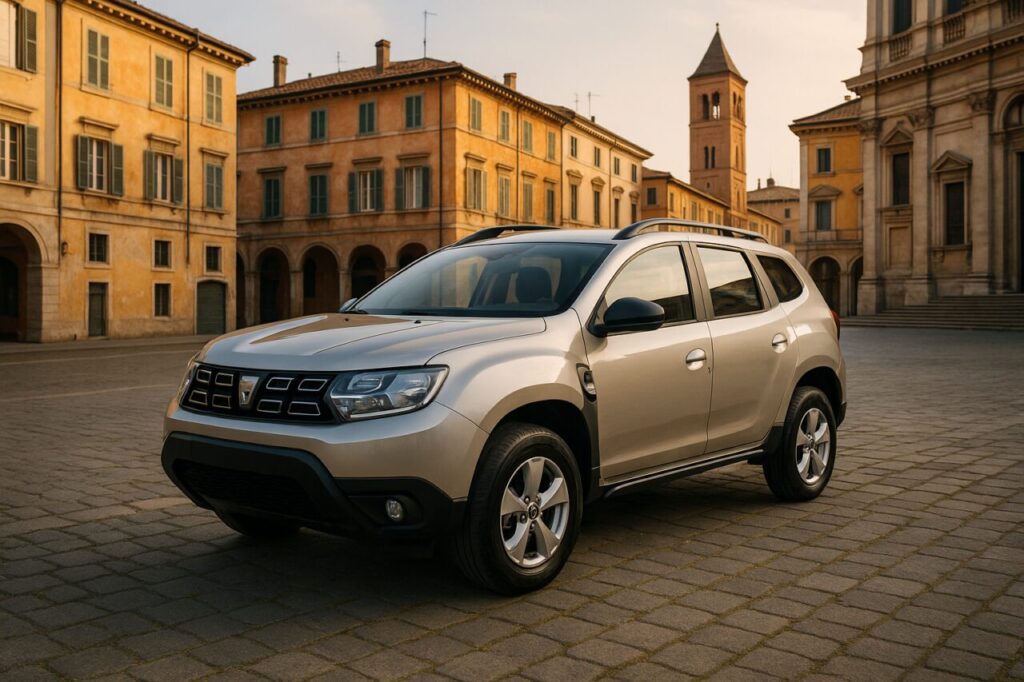 SUV compatto usato km0 in noleggio a lungo termine per pensionati in città italiana